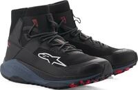 Alpinestars Speedforce XR Motorrad Schuhe, schwarz-grau-rot, Gr&ouml;&szlig;e 43 f&uuml;r M&auml;nner