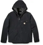 Carhartt Relaxed Fit Washed Duck Sherpa Lined Jacke, schwarz, Gr&ouml;&szlig;e M f&uuml;r M&auml;nner