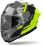 Airoh GP 800 Master Carbon Helm, schwarz-grau-gelb, Gr&ouml;&szlig;e XS f&uuml;r M&auml;nner