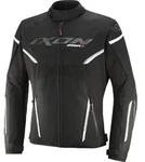 Ixon Striker 2 wasserdichte Motorrad Textiljacke, schwarz-weiss, Gr&ouml;&szlig;e S f&uuml;r