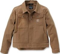 Carhartt Duck Relaxed Fit Jacke, braun, Gr&ouml;&szlig;e S f&uuml;r M&auml;nner