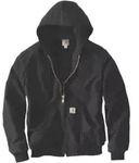 Carhartt Firm Duck Insulated Flannel-Lined Active Textil Jacke, schwarz, Gr&ouml;&szlig;e 2XL