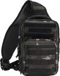 Brandit US Cooper Sling Rucksack, schwarz-grau f&uuml;r M&auml;nner