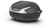SHAD SH47 White Topcase, schwarz