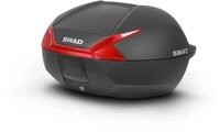 SHAD SH47 Red Topcase, schwarz