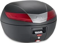 GIVI Monokey&reg; V40 Topcase, schwarz-rot, Gr&ouml;&szlig;e 31-40l