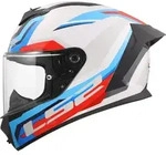 LS2 FF820 Rapid III Hyper Helm, weiss-rot-blau, Gr&ouml;&szlig;e 2XS f&uuml;r M&auml;nner