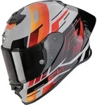 Scorpion EXO-R1 Evo II Air Adrenaline Helm, schwarz-grau-rot, Gr&ouml;&szlig;e XL f&uuml;r M&auml;nner