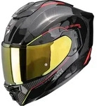 Scorpion Exo-1500 Carbon Air Mundi Helm, schwarz-rot-gelb, Gr&ouml;&szlig;e 2XL f&uuml;r M&auml;nner