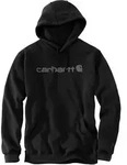 Carhartt Marquette Logo Hoodie, schwarz-grau, Gr&ouml;&szlig;e M f&uuml;r M&auml;nner