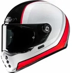 HJC V10 Hodu Helm, schwarz-weiss-rot, Gr&ouml;&szlig;e XS 54 55 f&uuml;r M&auml;nner