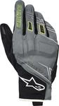 Alpinestars Moblast WP wasserdichte Motorradhandschuhe, schwarz-grau-gelb, Gr&ouml;&szlig;e L