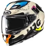 HJC F71 Faco Helm, mehrfarbig, Gr&ouml;&szlig;e XS 54 55 f&uuml;r M&auml;nner
