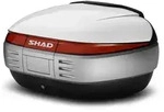 SHAD SH50 Topcase Cover Wei&szlig;, schwarz