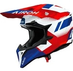 Airoh Wraaap Vision Motocross Helm, weiss-rot-blau, Gr&ouml;&szlig;e M f&uuml;r M&auml;nner