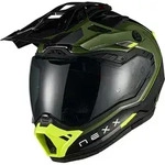 Nexx X.Rally Raid Carbon Enduro Helm, schwarz-gr&uuml;n, Gr&ouml;&szlig;e XS f&uuml;r M&auml;nner