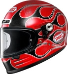 Shoei 11.19.106.6, Shoei Glamster06 Blast Helm Schwarz Weiss Rot male