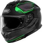 Shoei GT-Air 3 Mike Helm, schwarz-gr&uuml;n, Gr&ouml;&szlig;e XS f&uuml;r M&auml;nner
