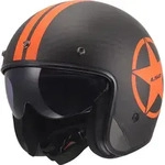 LS2 OF601 Bob II Carbon Star Jethelm, orange, Gr&ouml;&szlig;e XS f&uuml;r M&auml;nner