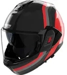 Nolan N120-1 Lineo N-Com Klapphelm, schwarz-rot, Gr&ouml;&szlig;e 2XS f&uuml;r M&auml;nner