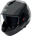 Nolan N120-1 Fluente Klapphelm, schwarz-grau, Gr&ouml;&szlig;e XS f&uuml;r M&auml;nner