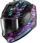 Shark D-Skwal 3 Reptaia Helm, schwarz-lila, Gr&ouml;&szlig;e L f&uuml;r M&auml;nner