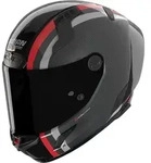 Nolan X-804 RS Ultra Carbon Gemini Helm, schwarz-grau-rot, Gr&ouml;&szlig;e XS f&uuml;r M&auml;nner
