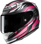 HJC RPHA 12 Dravix Helm, grau-weiss-pink, Gr&ouml;&szlig;e XS f&uuml;r M&auml;nner