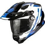 Scorpion ADF-9000 Air Patrol Enduro Helm, schwarz-weiss-blau, Gr&ouml;&szlig;e 2XL f&uuml;r