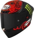 Suomy S1-XR GP Bagnaia Monster Replica 2024 Helm, schwarz-orange, Gr&ouml;&szlig;e XS f&uuml;r