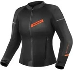 SHIMA X-Mesh 2.0 Damen Motorrad Textiljacke, schwarz-rot, Gr&ouml;&szlig;e L