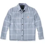 Carhartt Loose Fit Midweight Flannel Damen Hemd, blau, Gr&ouml;&szlig;e XS
