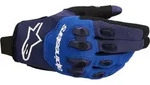 Alpinestars Pro-Dura Motocross Handschuhe, weiss-blau, Gr&ouml;&szlig;e S f&uuml;r M&auml;nner