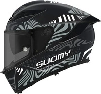 Suomy K6SS0004.3, Suomy Stellar 2 Molten Helm Schwarz Grau male