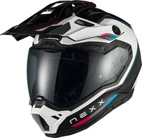 NEXX 01XRL23524736XXL, Nexx X.Rally Raid Carbon Enduro Helm Weiss Pink Blau male