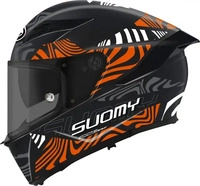 Suomy K6SS0006.4, Suomy Stellar 2 Molten Helm Schwarz Orange male