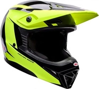 Bell 37047-069-YS, Bell MX-10 MIPS Talon Jugend-Motocross-Helm Schwarz Gelb
