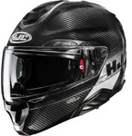 HJC RPHA 91 Carbon Elig Klapphelm, schwarz-weiss-silber, Gr&ouml;&szlig;e XS 54 55 f&uuml;r