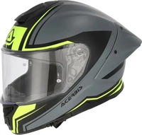 Acerbis 0027315.290.066, Acerbis Tarmak-X Logo Helm Grau Gelb male