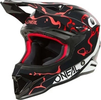 Oneal 0634-026, Oneal 1SRS SPLASH Motocross Helm Schwarz Rot male