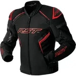 RST S1 D3O wasserdichte Motorrad Textiljacke, schwarz-rot, Gr&ouml;&szlig;e 50 f&uuml;r...