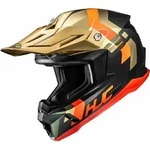 HJC C50 Primal Motocross Helm, schwarz-rot-gold, Gr&ouml;&szlig;e L f&uuml;r M&auml;nner