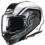 HJC F100 Reff Klapphelm, schwarz-weiss, Gr&ouml;&szlig;e XS 54 55 f&uuml;r M&auml;nner