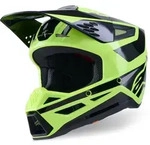 Alpinestars S-M3 Heat Motocross Helm, schwarz-gelb, Gr&ouml;&szlig;e XS f&uuml;r M&auml;nner