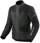 Revit Outback 5 H2O wasserdichte Motorrad Textiljacke, schwarz-grau, Gr&ouml;&szlig;e S...