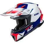 HJC C50 Slide Motocross Helm, weiss-rot-blau, Gr&ouml;&szlig;e S f&uuml;r M&auml;nner