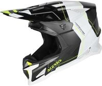 Acerbis T711 Graphic Motocross Helm, schwarz-weiss, Gr&ouml;&szlig;e XS f&uuml;r M&auml;nner