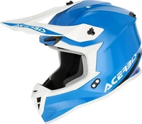 Acerbis 0025873.041.062, Acerbis Linear Motocross Helm Weiss T&uuml;rkis Blau male