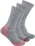 Carhartt Midweight Cotton Blend Crew Damen Socken - 3er Pack M