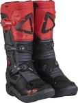 Leatt 3024050383, Leatt 3.5 Logo Motocross Stiefel Schwarz Grau Rot